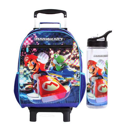 Assistência Técnica, SAC e Garantia do produto Kit Escolar Mochila G + Garrafa DMW Mario Kart (11521+11524)