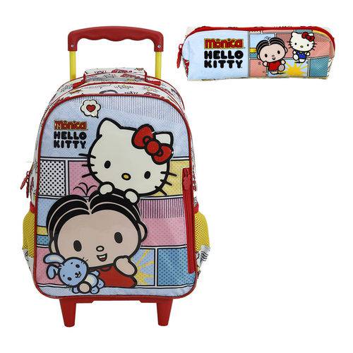 Assistência Técnica, SAC e Garantia do produto Kit Escolar Mochilete 16 + Estojo Xeryus Mônica e Hello Kitty (7910+7916)