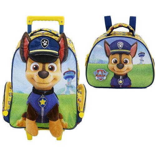 Assistência Técnica, SAC e Garantia do produto Kit Escolar Mochilete 16 + Lancheira Xeryus Paw Patrol My First Pup (7970+7974)