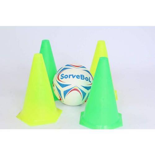 Assistência Técnica, SAC e Garantia do produto Kit Esportivo Sorvebol com 1 Bola S1 Sports + 4 Cones e 1 Rede Fio 1