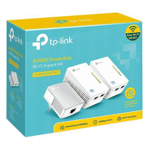 Assistência Técnica, SAC e Garantia do produto Kit Extensor Wifi TP-Link Powerline AV600 TL-WPA4220T PACK3