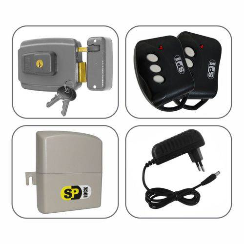 Assistência Técnica, SAC e Garantia do produto Kit Fechadura Elétrica Security Parts com Abertura por Controle Remoto