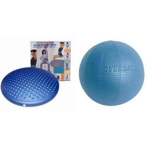 Assistência Técnica, SAC e Garantia do produto Kit Funcional Bola Overball Gymnic e Disco de Equilibrio 39 Cm