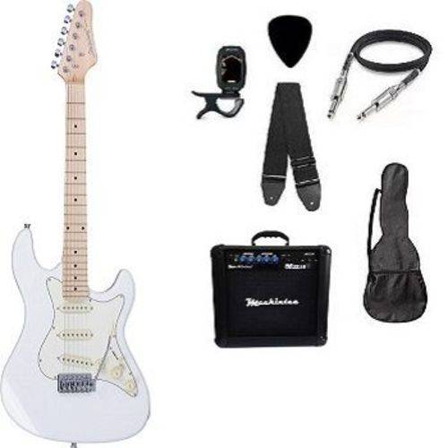 Assistência Técnica, SAC e Garantia do produto Kit Guitarra Strato Strinberg STS-100 com Acessórios + Amplificador BRANCA