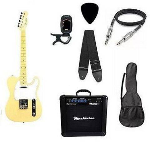 Assistência Técnica, SAC e Garantia do produto Kit Guitarra Strinberg Telecaster Tc120s Branca com Amplificador