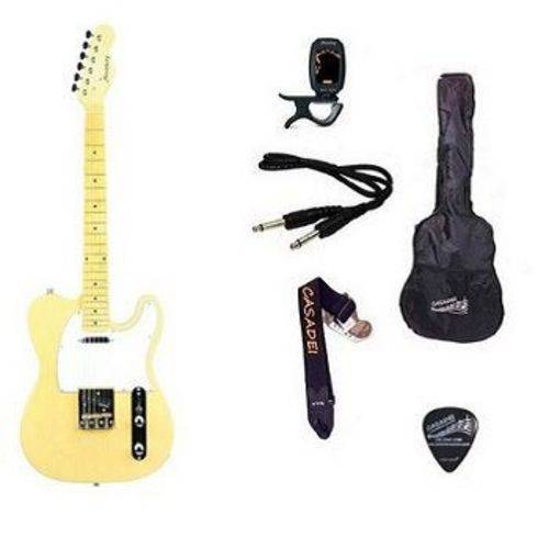 Assistência Técnica, SAC e Garantia do produto Kit Guitarra Strinberg Telecaster TC120s Branca Vintage