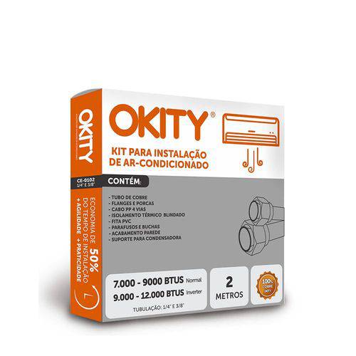 Assistência Técnica, SAC e Garantia do produto Kit Instalação Ar Condicionado Split 9.000 - 2m com Suporte - Okity