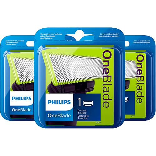 Assistência Técnica, SAC e Garantia do produto Kit 3 Lâminas Oneblade Qp21050 - Philips