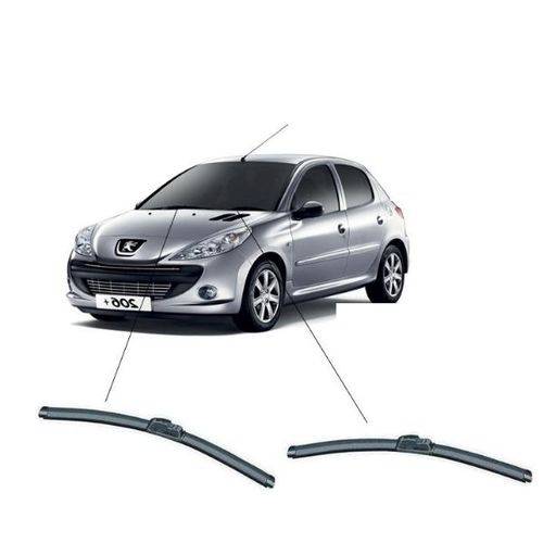 Assistência Técnica, SAC e Garantia do produto Kit Limpador Parabrisas Peugeot 206 e Sw Dianteiros Silicone