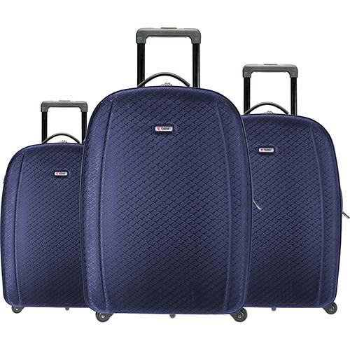 Assistência Técnica, SAC e Garantia do produto Kit Malas de Viagem Virginia Azul 1814/15/16 - Tonin