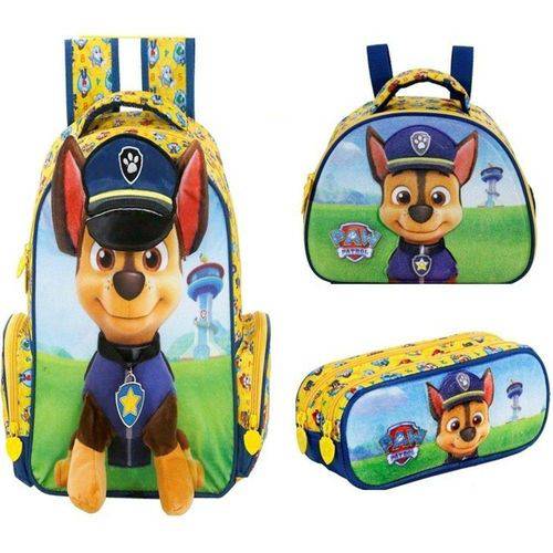 Assistência Técnica, SAC e Garantia do produto Kit Mochila Estojo e Lancheira Patrulha Canina Original 7973