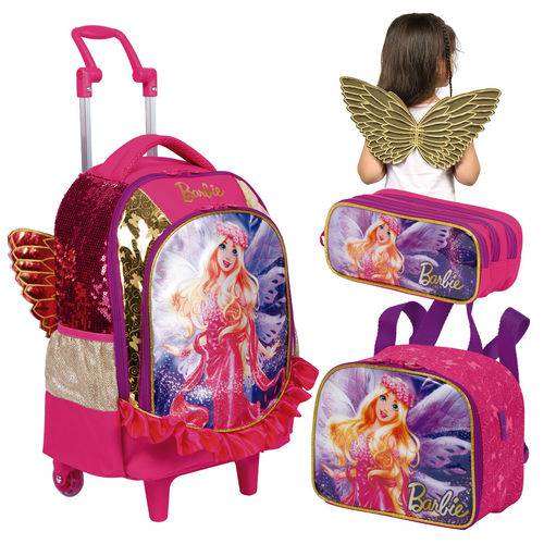 Assistência Técnica, SAC e Garantia do produto Kit Mochila Infantil Barbie Dreamtopia Lancheira Estojo Sestini