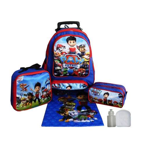 Assistência Técnica, SAC e Garantia do produto Kit Mochila Patrulha Canina Infantil Rodinhas Aulas 2019