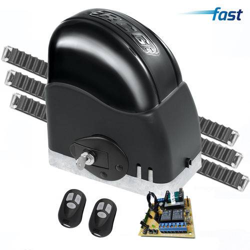Assistência Técnica, SAC e Garantia do produto Kit Motor para Portão Eletrônico Deslizante Rcg Slider AL Fast 1/3hp 7 Segundos