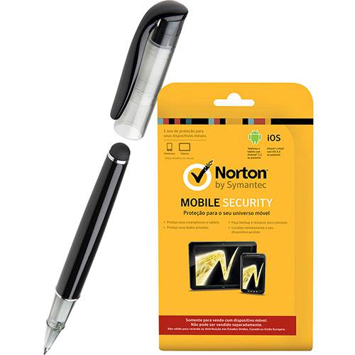 Assistência Técnica, SAC e Garantia do produto Kit:Norton Mobile Security 2014 - 1 Usuário + Caneta para Tablets - Kensington Stylus Virtuoso Metro