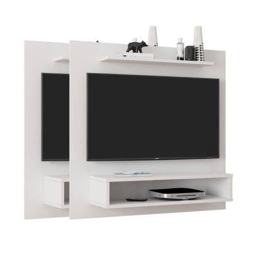 Assistência Técnica, SAC e Garantia do produto Kit 2 Paineis para Tv Até 32 Fit Branco - Beemóveis