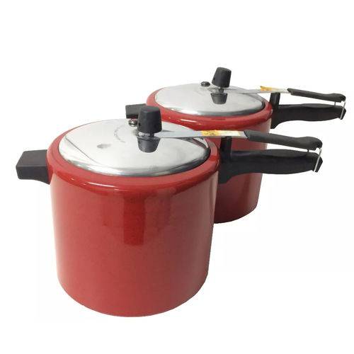 Assistência Técnica, SAC e Garantia do produto Kit 2 Panelas de Pressão Mr Cook 7L Vermelho