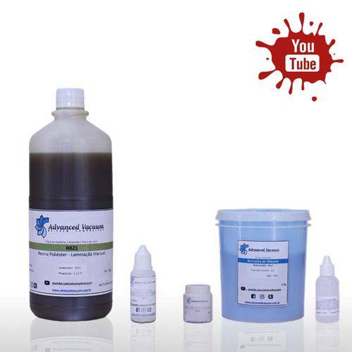 Assistência Técnica, SAC e Garantia do produto Kit para Artesanato Borracha de Silicone e Resina Poliéster