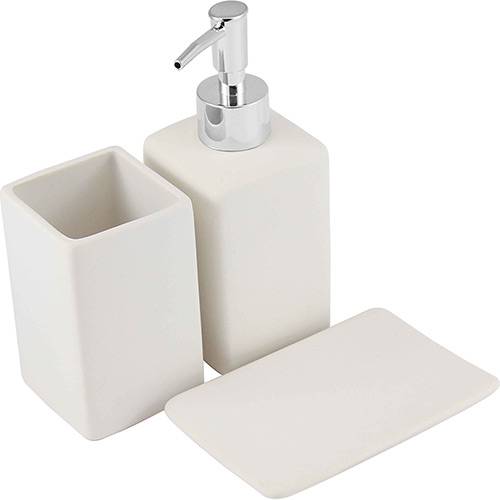 Assistência Técnica, SAC e Garantia do produto Kit para Banheiro 3 Peças Hauskraft Branco - Ricaelle