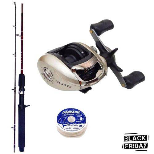 Assistência Técnica, SAC e Garantia do produto Kit Pesca 01 Carretilha Elite 3000 3 Rolamentos, 01 Vara Robalo e 01 Linha