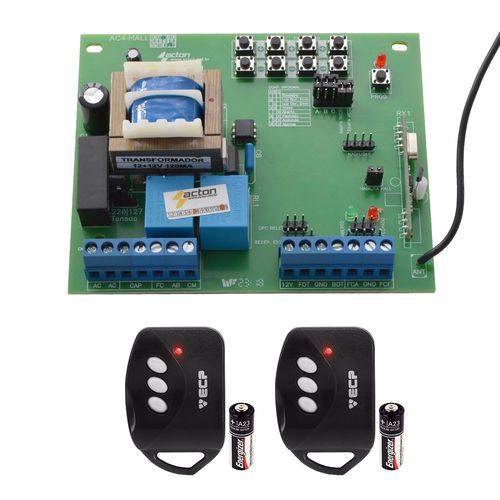Assistência Técnica, SAC e Garantia do produto Kit Placa Motor Portão Universal com 2 Controles 433MHz Sensor Hall