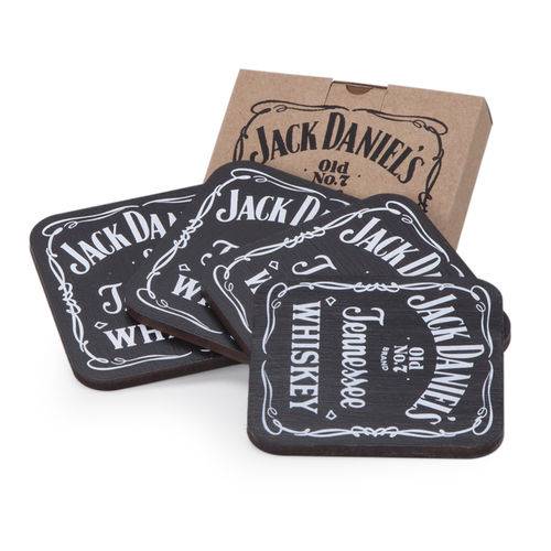 Assistência Técnica, SAC e Garantia do produto Kit Porta Copos Jack Daniel's em Madeira (SQ16742)