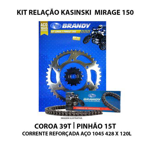 Assistência Técnica, SAC e Garantia do produto Kit Relação Brandy Kasinski Mirage 150