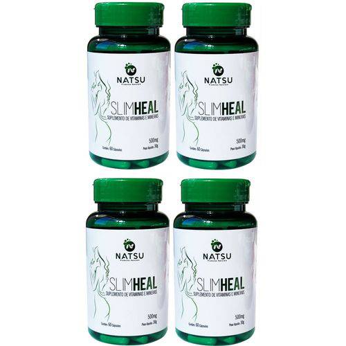 Assistência Técnica, SAC e Garantia do produto Kit Slim Heal com Café Verde - Termogênico Natural - 4 Unidades
