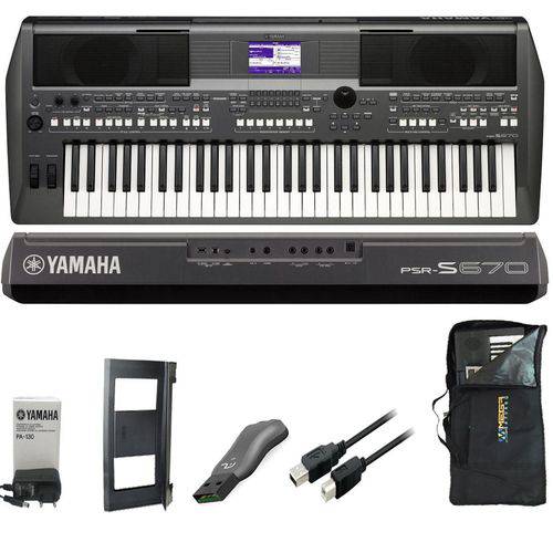 Assistência Técnica, SAC e Garantia do produto Kit Teclado Arranjador Psr-s670 Yamaha Bag