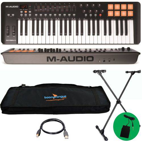 Assistência Técnica, SAC e Garantia do produto Kit Teclado Controlador Midi USB Oxygen 49 V4 M-audio Completo