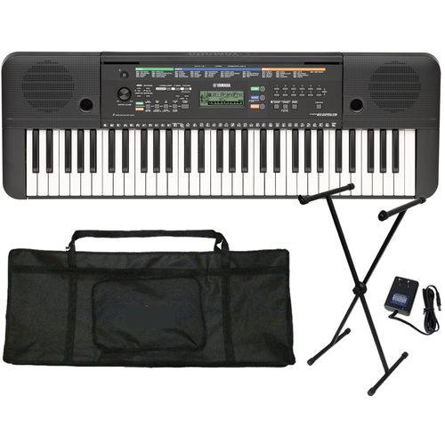 Assistência Técnica, SAC e Garantia do produto Kit Teclado Psr-e253 Yamaha 61 Teclas 372 Vozes 385 Sons com Estante + Fonte + Capa - Yamaha