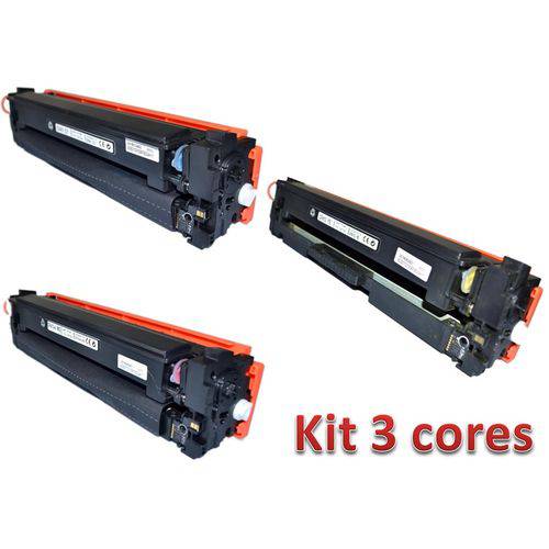 Assistência Técnica, SAC e Garantia do produto Kit 3 Toner Coloridos Similares HP CF411X CF412X CF413X Compativel HP Color Laserjet Pro M452DN M452DW M452NW M477FDN M477FDW M477FNW