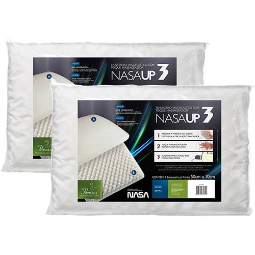 Assistência Técnica, SAC e Garantia do produto Kit 2 Travesseiros Nasa Up 3 - Fibrasca