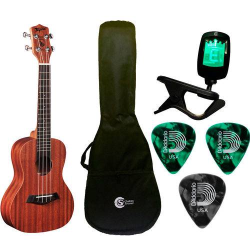 Assistência Técnica, SAC e Garantia do produto Kit Ukulele Tagima Concert 23-k + Capa + Afinador + Palhetas