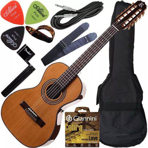 Assistência Técnica, SAC e Garantia do produto Kit Viola Caipira Eletroacústica Ativa Rv215 Atlp Rozini