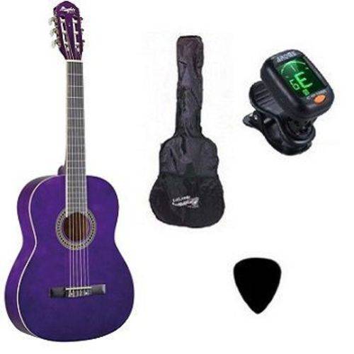 Assistência Técnica, SAC e Garantia do produto Kit Violão Tagima Memphis Nylon Ac39 Roxo com Capa/Afinador/Palhetas