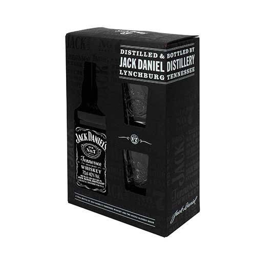 Assistência Técnica, SAC e Garantia do produto Kit Whisky Jack Daniel''s 750ml + 2 Copos - Edição Limitada