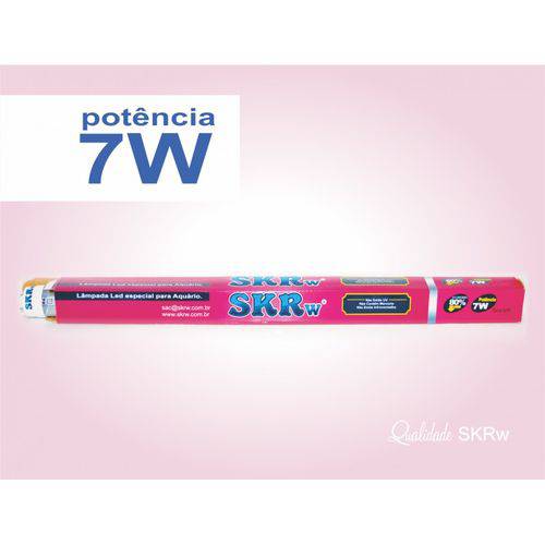 Assistência Técnica, SAC e Garantia do produto Lâmpada de Led Skrw para Aquário Tubular T-8 7w 45cm Rosa Bivolt