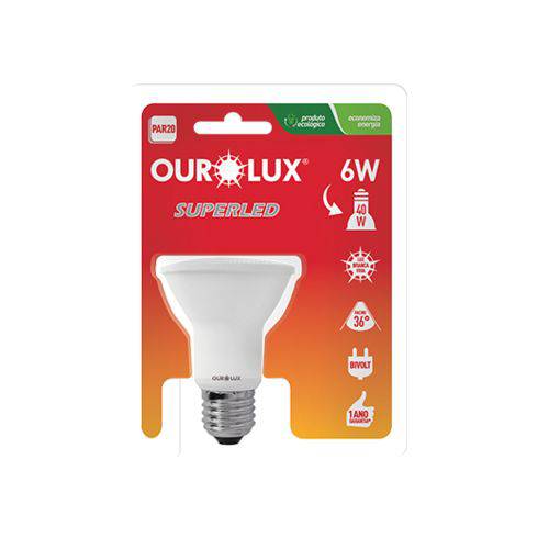 Assistência Técnica, SAC e Garantia do produto Lâmpada Ourolux 6w Par20 Led 6400k Bc Fria