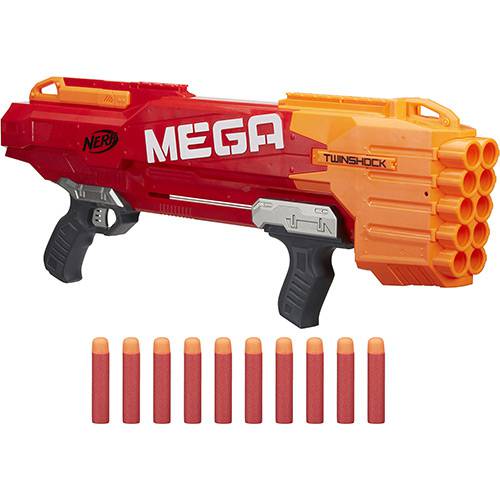 Assistência Técnica, SAC e Garantia do produto Lança Dardo Nerf Mega Twinshock - Hasbro