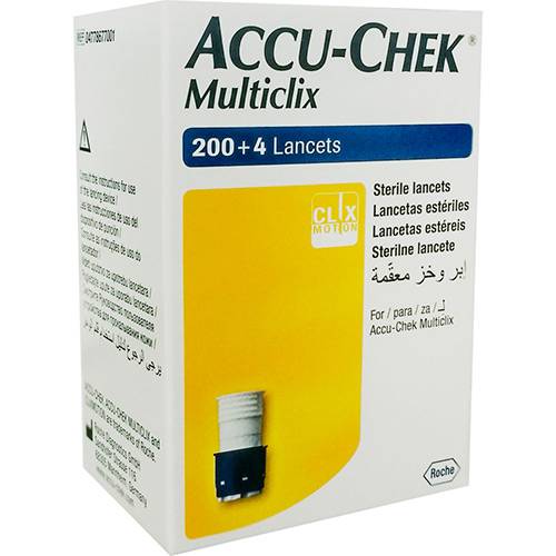 Assistência Técnica, SAC e Garantia do produto Lancetas Accu-Chek Multiclix 200+4 - Roche