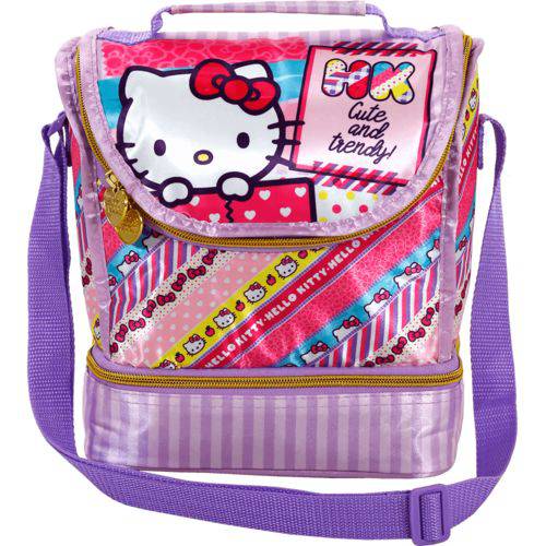 Assistência Técnica, SAC e Garantia do produto Lancheira Hello Kitty Washi Pink - 7884 - Artigo Escolar