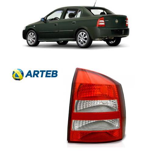 Assistência Técnica, SAC e Garantia do produto Lanterna Chevrolet Astra Sedan 2003/2011 Lado Carona Original Arteb