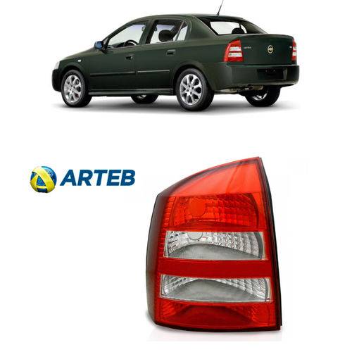 Assistência Técnica, SAC e Garantia do produto Lanterna Chevrolet Astra Sedan 2003/2011 Lado Motorista Original Arteb