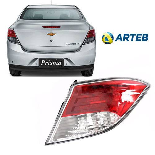 Assistência Técnica, SAC e Garantia do produto Lanterna Chevrolet Prisma 2013/2016 Modelo Cristal Lado Carona Original Arteb