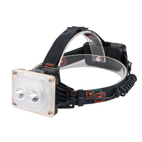 Assistência Técnica, SAC e Garantia do produto Lanterna de Cabeça Led Frontal Farol Quadrado Recarregável Modelo 6060