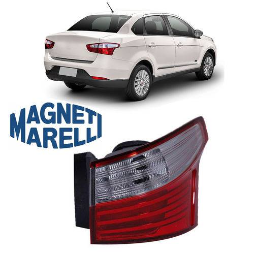 Assistência Técnica, SAC e Garantia do produto Lanterna Fiat Grand Siena 2012/2014 Lateral Lado Carona Original Magneti Marelli