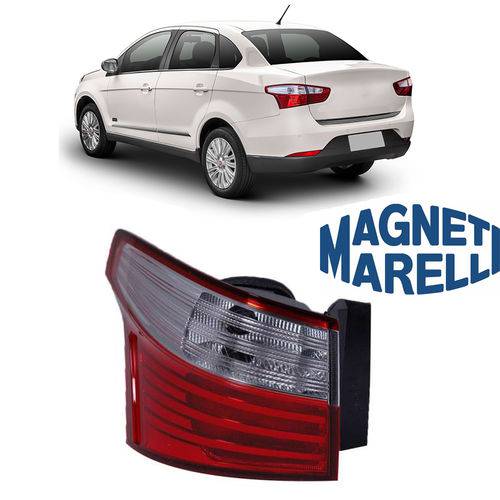 Assistência Técnica, SAC e Garantia do produto Lanterna Fiat Grand Siena 2012/2014 Lateral Lado Motorista Original Magneti Marelli
