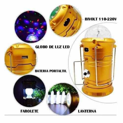 Assistência Técnica, SAC e Garantia do produto Lanterna Magica 3D com Globo de Luz Led, Farolete e Bateria Portatil BRJ