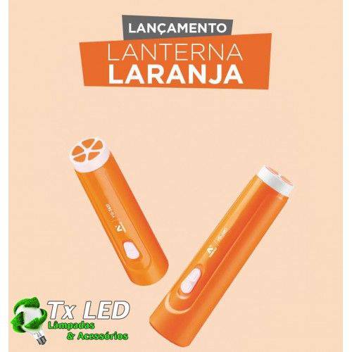 Assistência Técnica, SAC e Garantia do produto Lanterna Manual Laranja Recarregável e Portátil